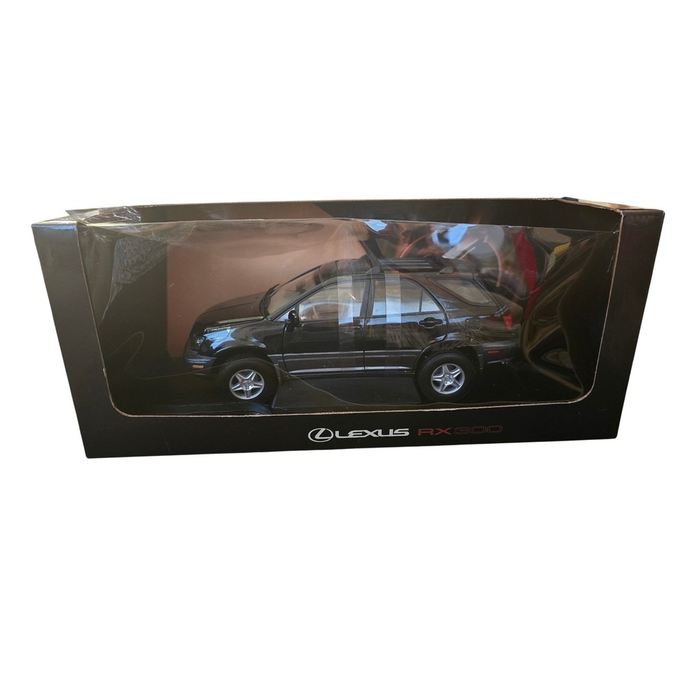 Lexus RX300 10th Anniversary 1989-1999 Diecast Model Car‎ Black 1:18 SUV Boxed